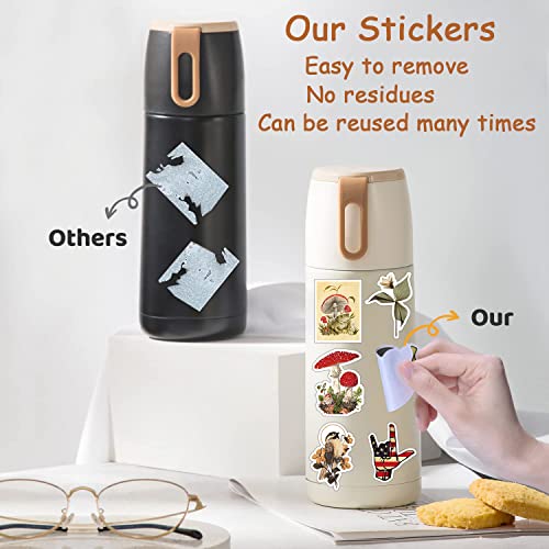 300 Pieces Vintage Stickers, Aesthetic Stickers for Scrapbook Journaling Water Bottles Laptop, Scrapbooking Supplies Kit, Cottagecore Waterproof Vinyl Bullet Junk Journal Stickers for Adults