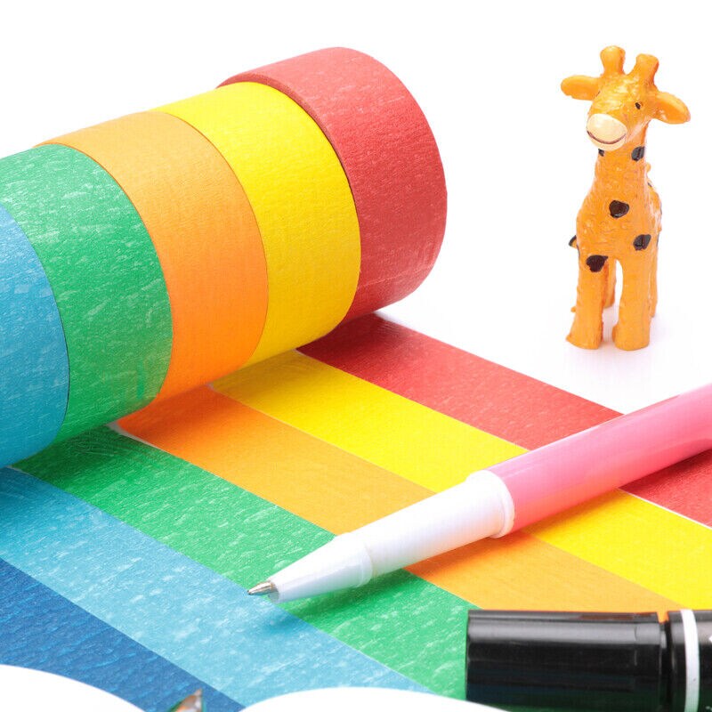 Kitcheniva 7 Rolls Washi Tape Paper Adhesive Decor 10mx25mm