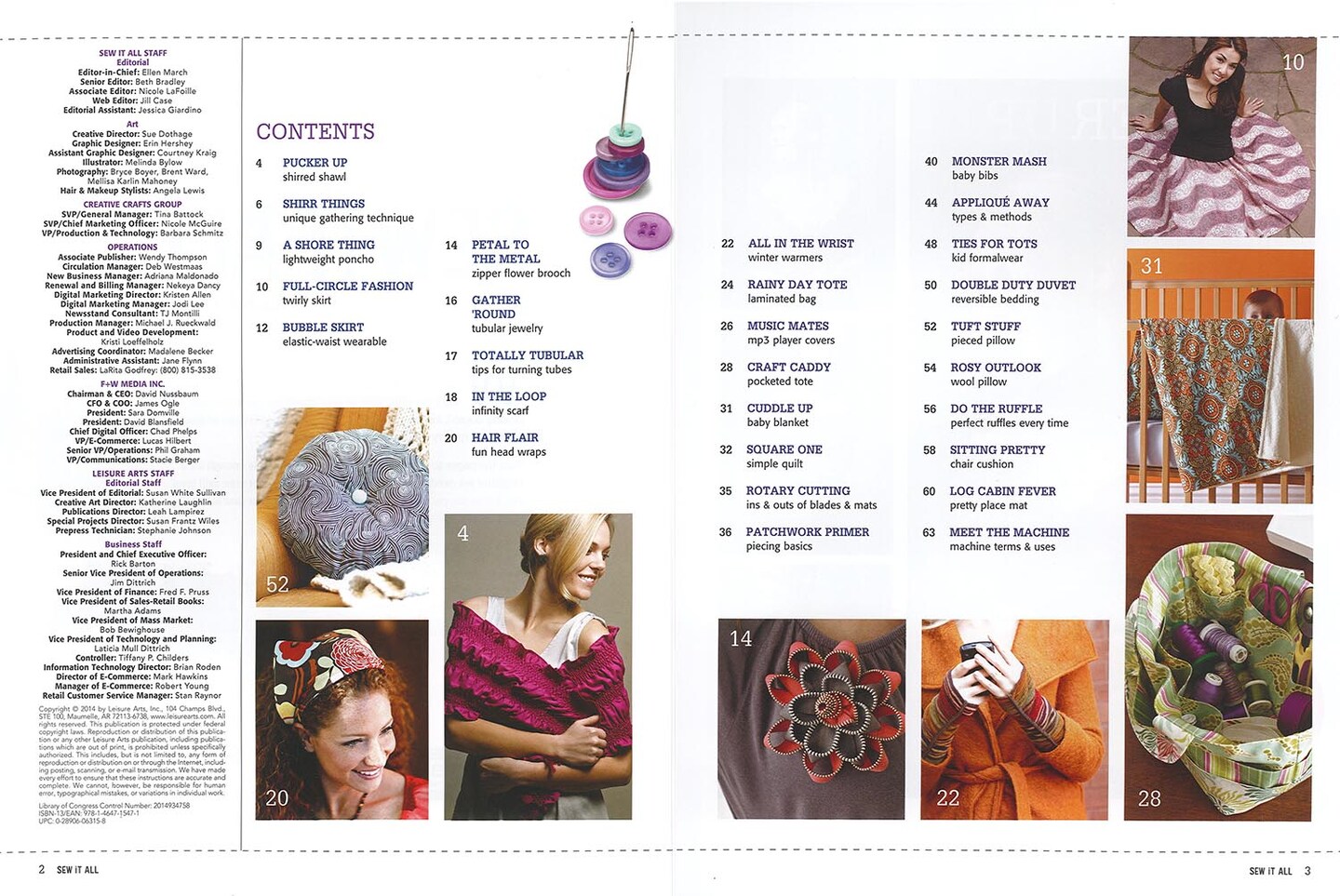 Leisure Arts Sew It All Quick Projects Sewing Book