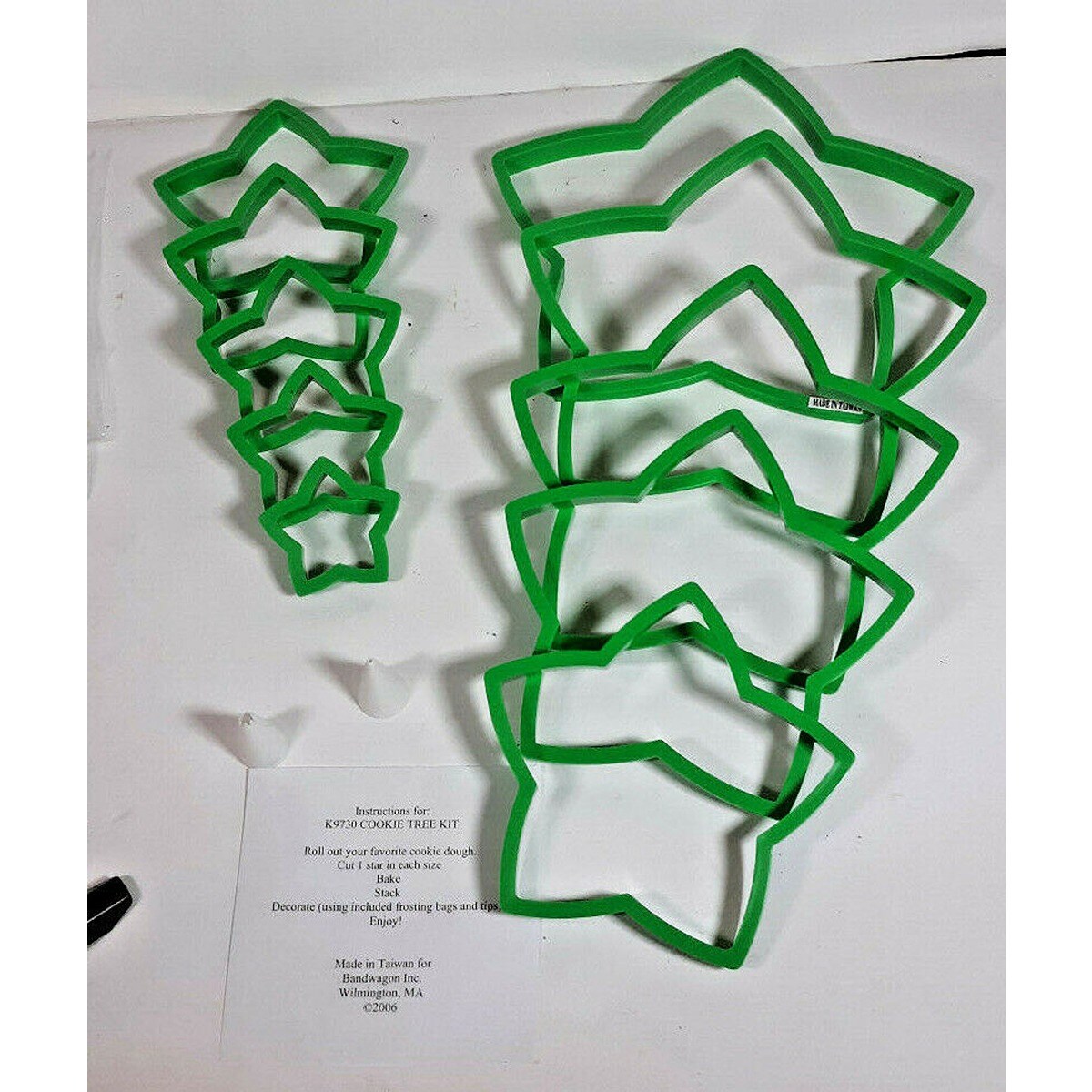 Christmas Tree Cookie Cutter Kit 15 pcs