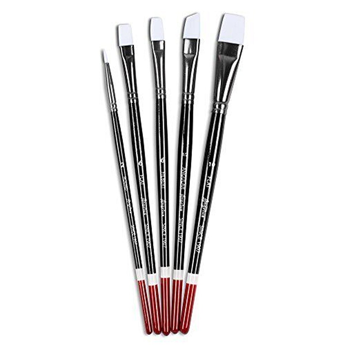 ANGELUS Round Flat Paint Brush Set Michaels
