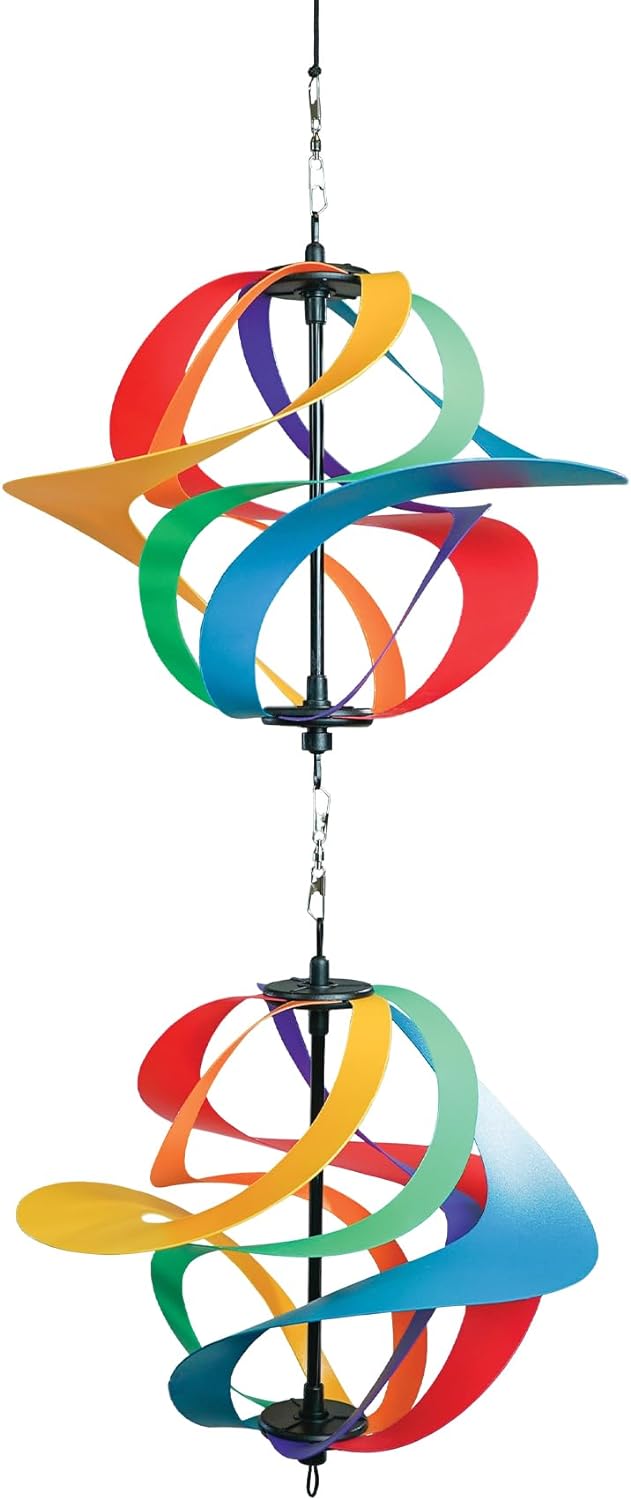 Rainbow Poly Double Vortex Spinner Michaels