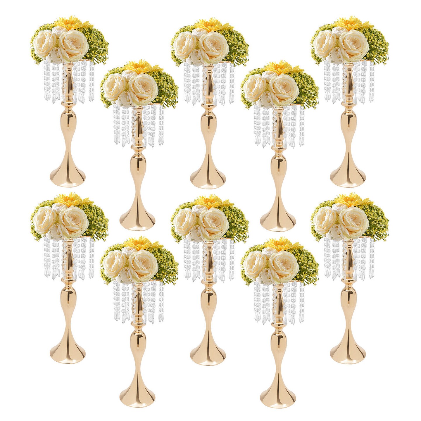 Kitcheniva Elegant Flower Holders Stand Centerpieces Table Decor (10*)