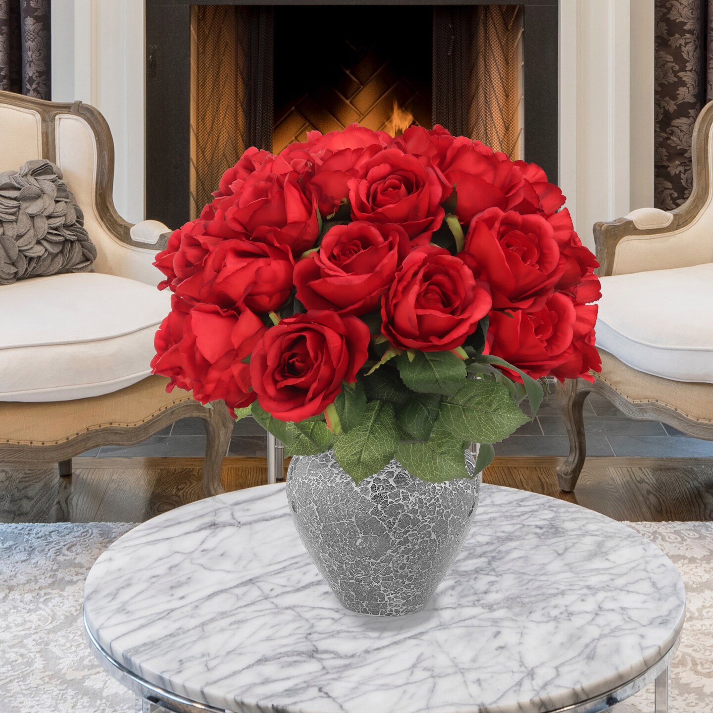 Rose Bud Stem - 48-Pack, Realistic Silk Foliage, Lifelike Blooms, Perfect for Floral Arrangements, Events &#x26; Home D&#xE9;cor - Ideal for All Seasons, Floral Home by Artificial Flowers