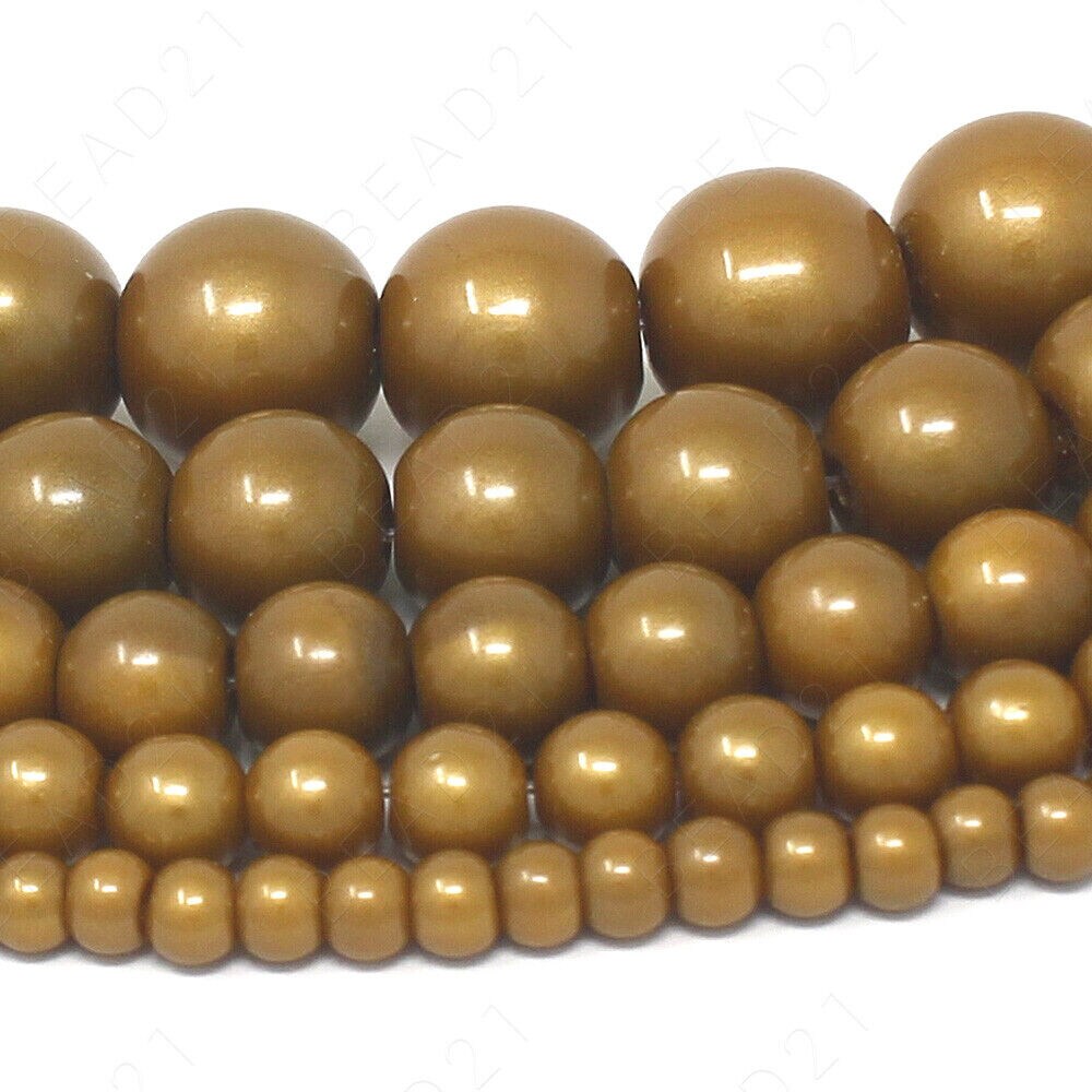6 mm Blazing Beads Pearl