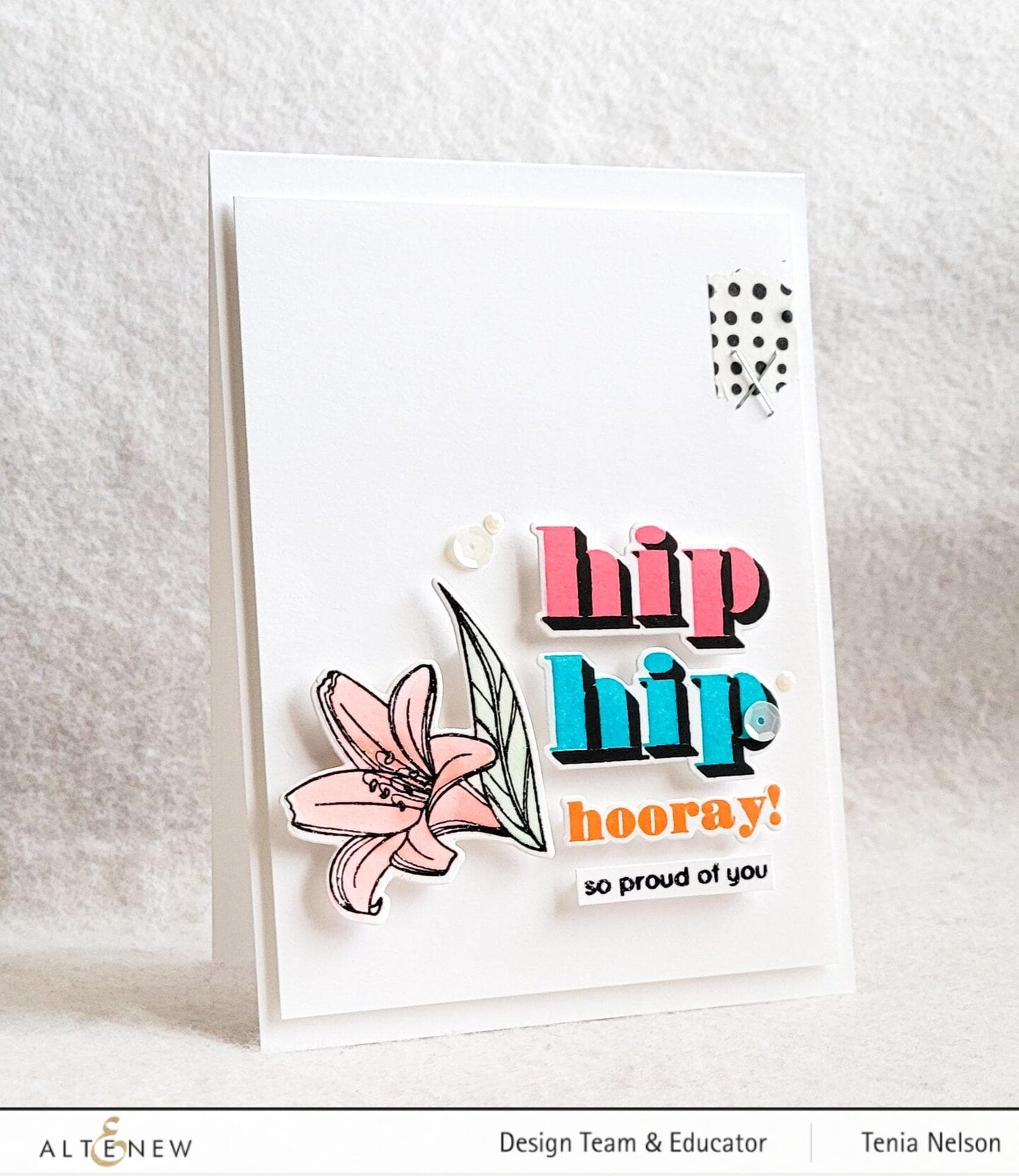 Mini Delight: Hooray! Stamp &#x26; Die Set