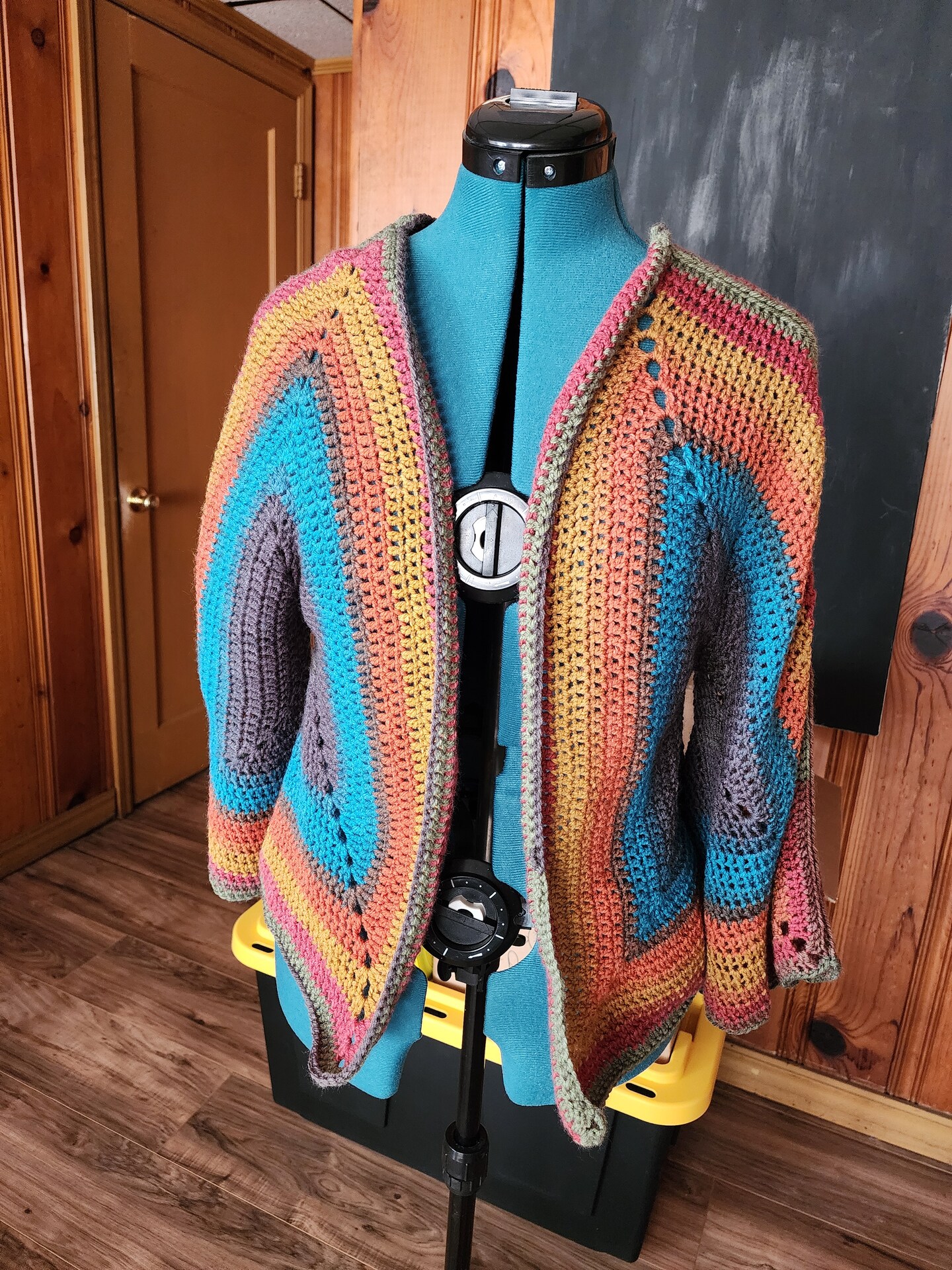 Handmade crochet cheapest cardigan