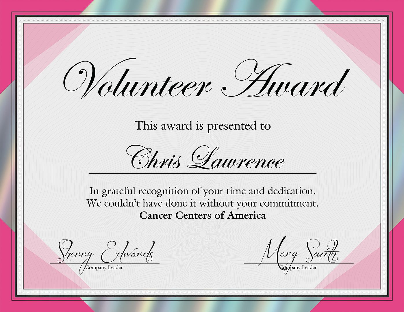 Great Papers! Certificate with Rainbow Foil, Happy Pink, 8.5" x 11", Printer Compatible, 15 sheets