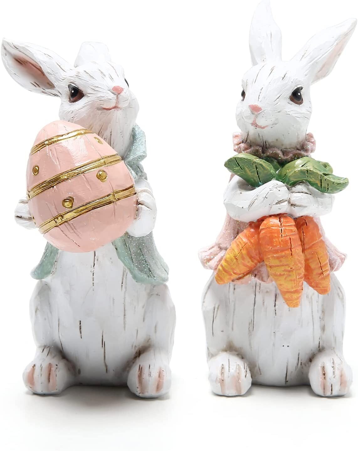 Easter Bunny Decorations Spring Home Decor Bunny Figurines