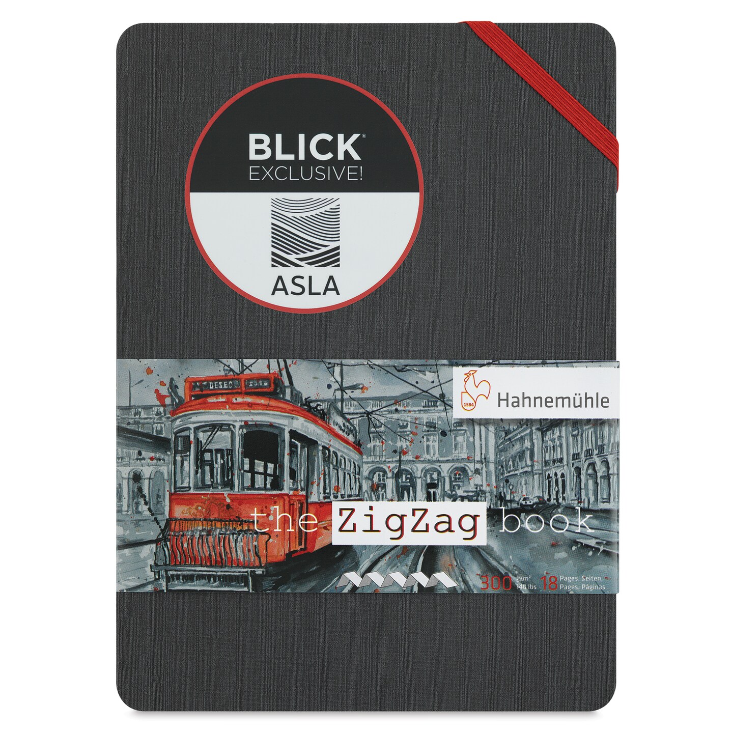 Hahnem&#xFC;hle The ZigZag Book - BLICK Exclusive, 5-7/8&#x22; x 8-1/4&#x22;, 18 Pages