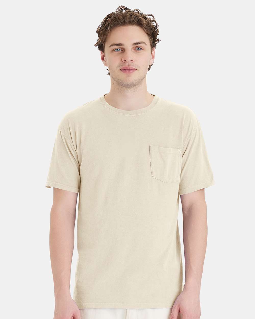 Unisex Garment-Dyed Pocket T-Shirt for Casual, Work & Everyday Vintage Wear