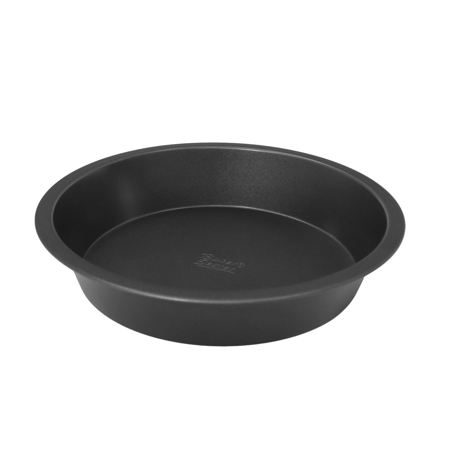 Baker&#x27;s Secret Round Pan Cake Pan, 9.5&#x22; Carbon Steel Cake Pan with Premium Food-Grade Nonstick Coating for Easy Release, Round Baking Cake Pan Bakeware Accessories - Essentials Collection