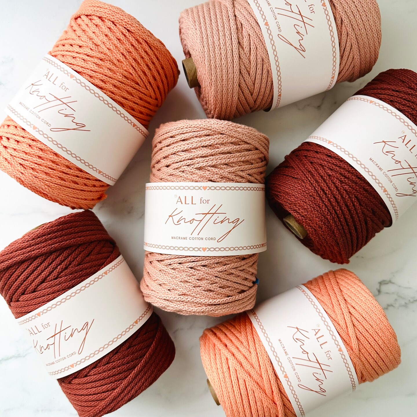 3.5mm Macrame Braided Cord, approx 490ft/163yds ALL FOR KNOTTING