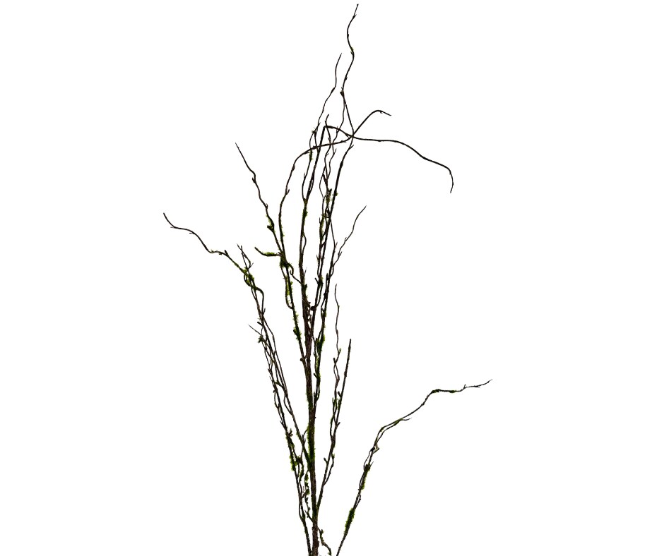 Natural Beauty: 28-Inch Artificial Moss Branch - A Touch of Greenery for Your D&#xE9;cor-287493