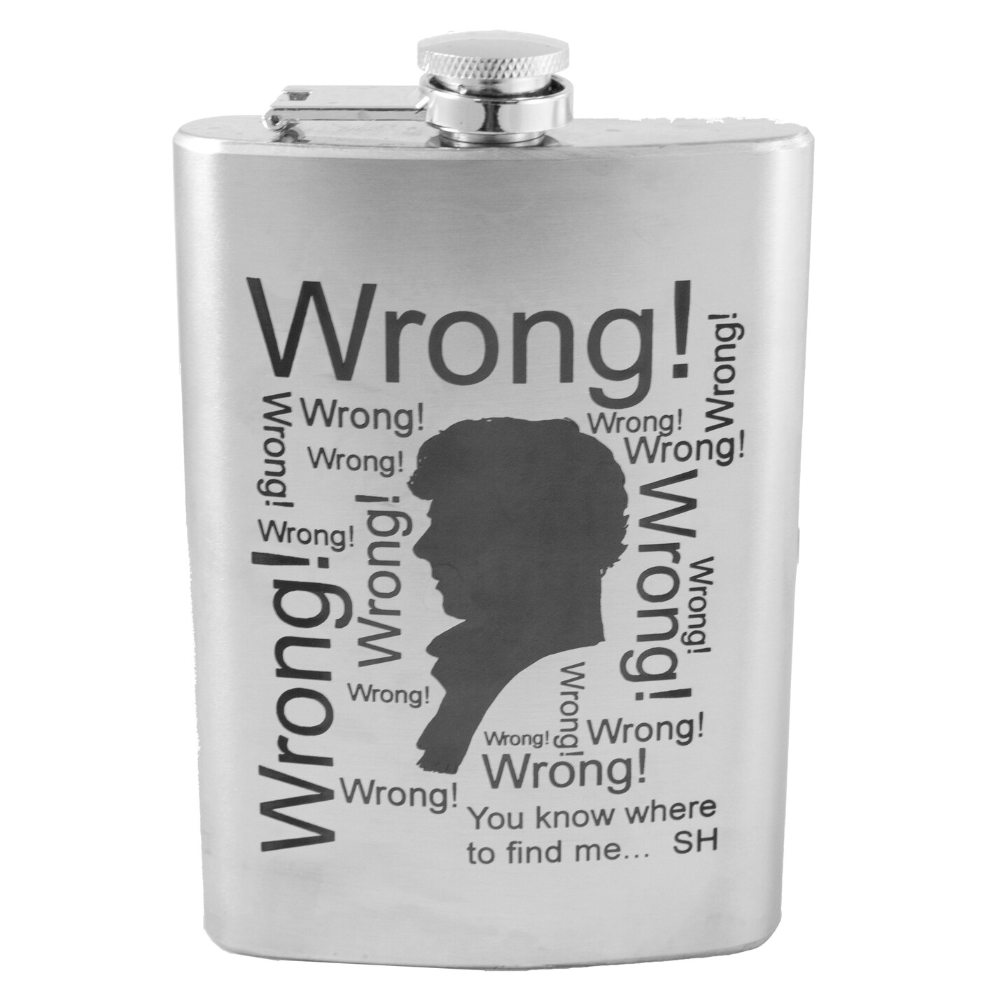 8oz Wrong Stainless Steel Flask 8oz Wrong Stainless Steel Flask