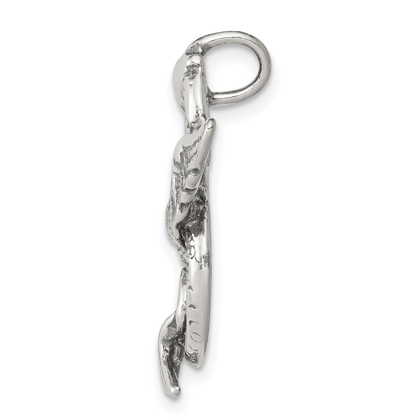 Sterling Silver Dragon Charm Jewerly 28mm x 26mm