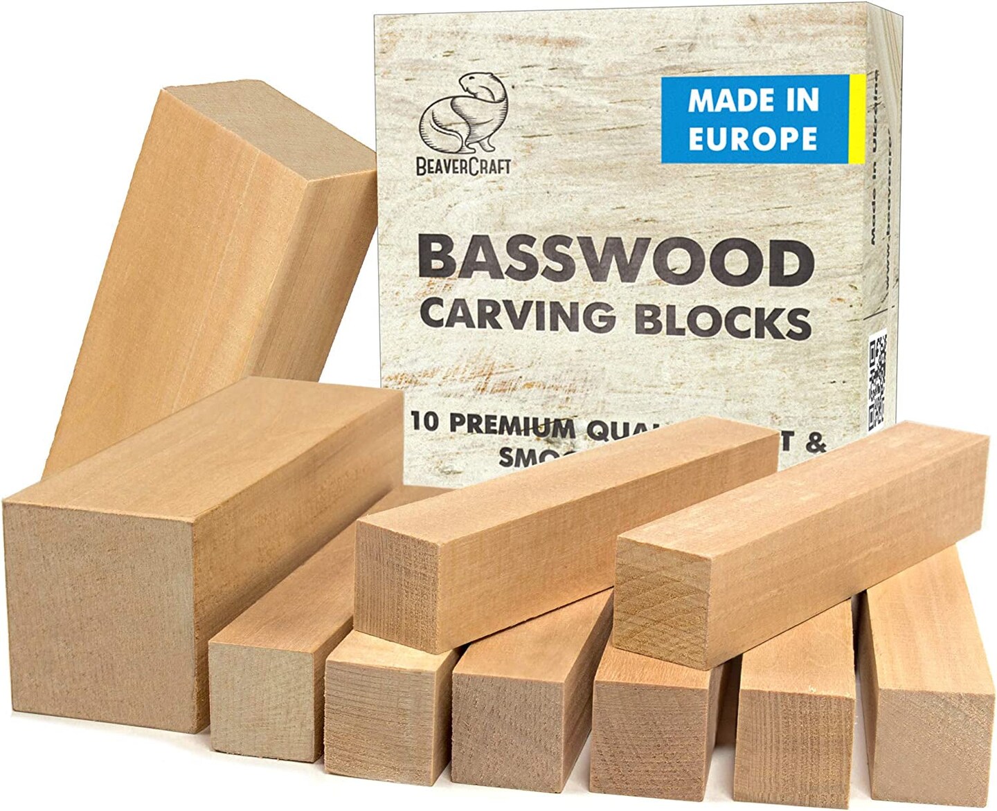 BW10 Basswood Carving Blocks Set Basswood for Wood Carving Wood