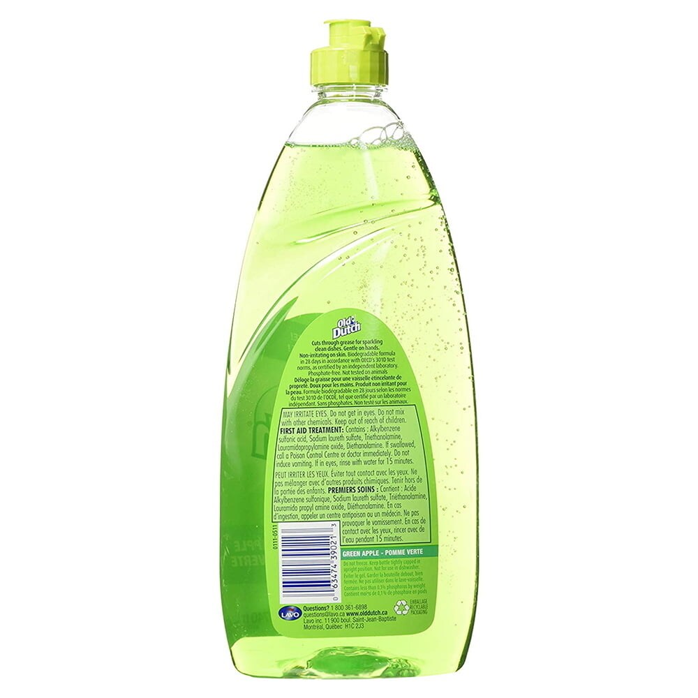 Old Dutch  , 0.802-Kilogram, Green Apple Dishwashing Liquid