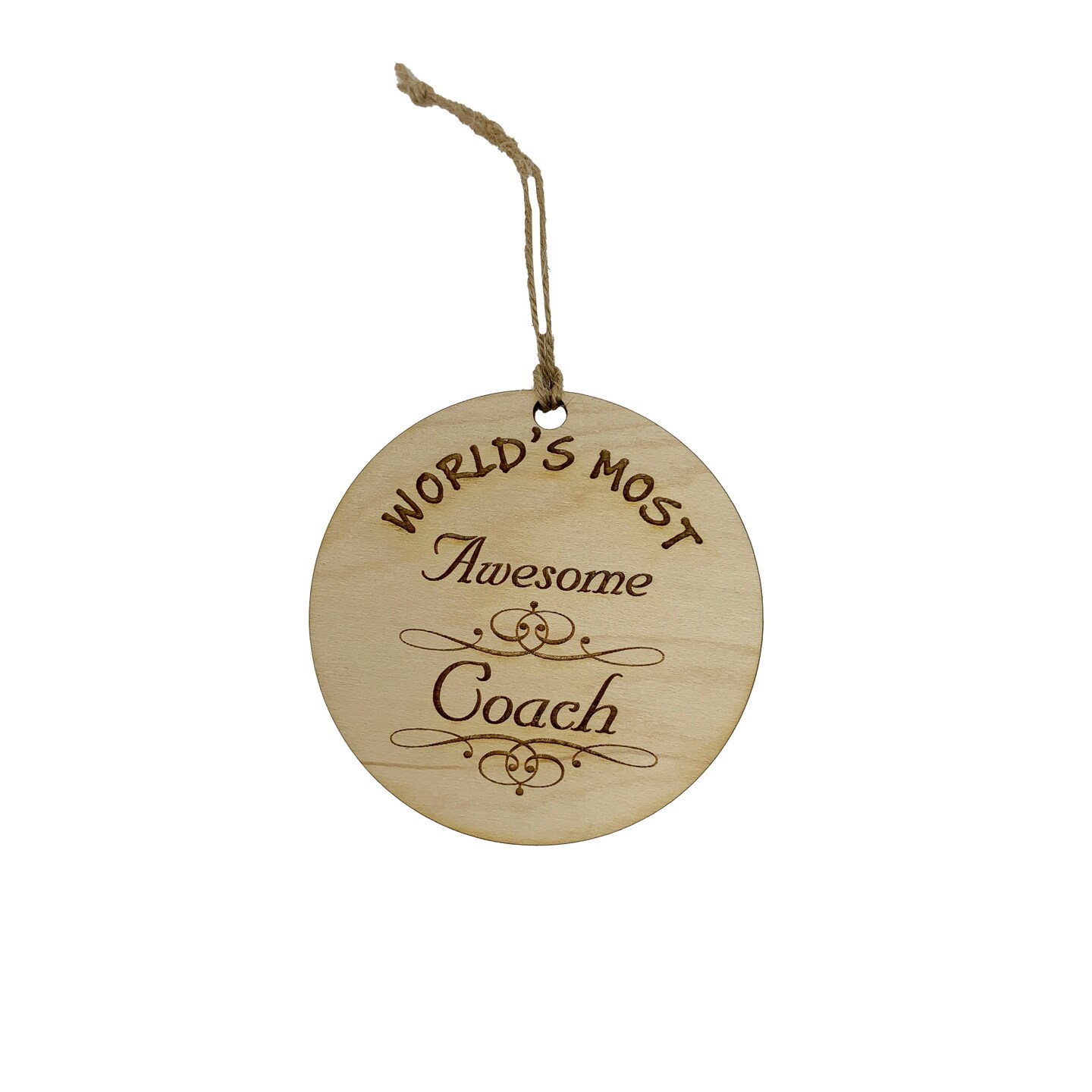Worlds most Awesome Coach - Ornament Worlds most Awesome Coach - Ornament