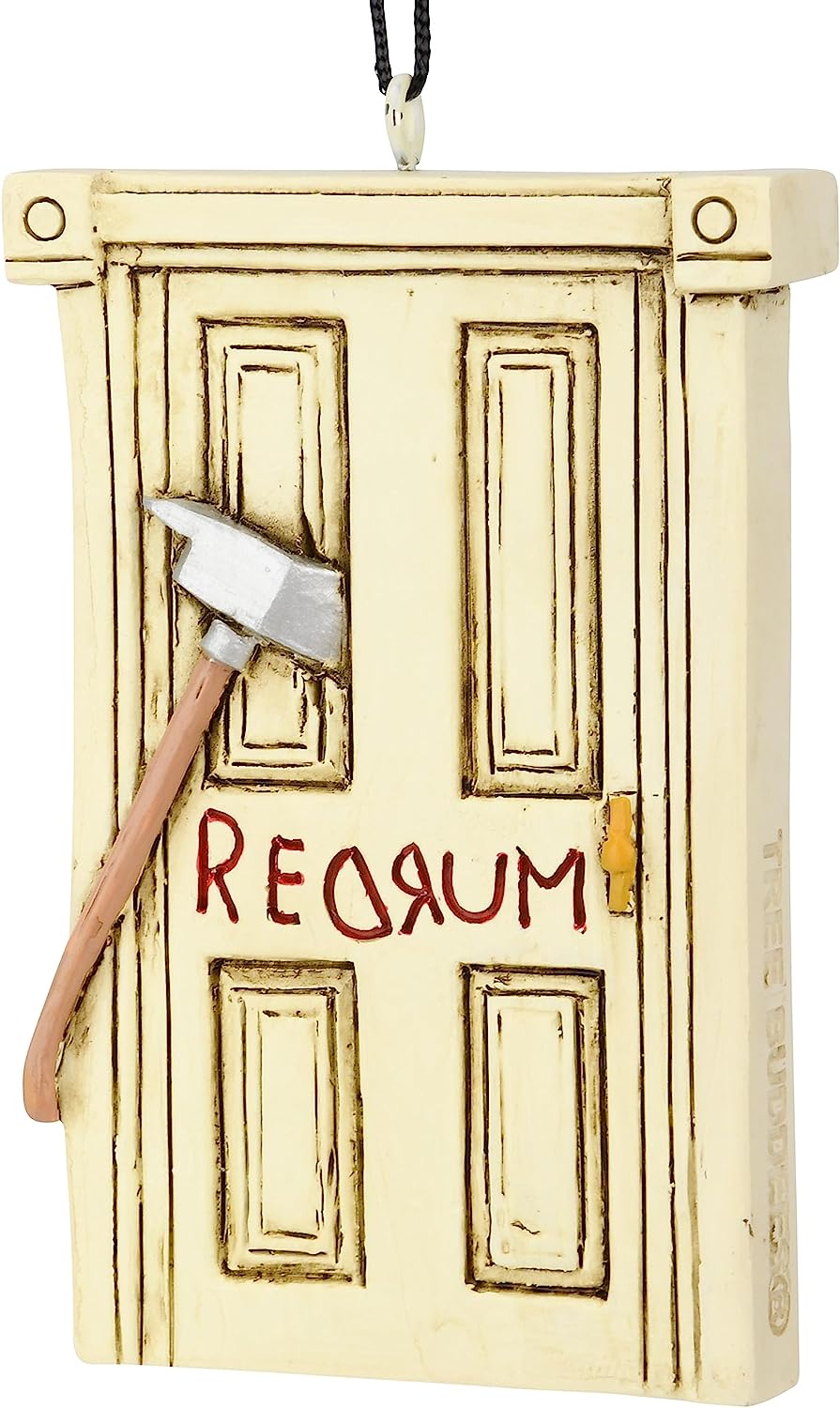 Tree Buddees Creepy Door with an Axe Through it Halloween/Christmas Ornaments