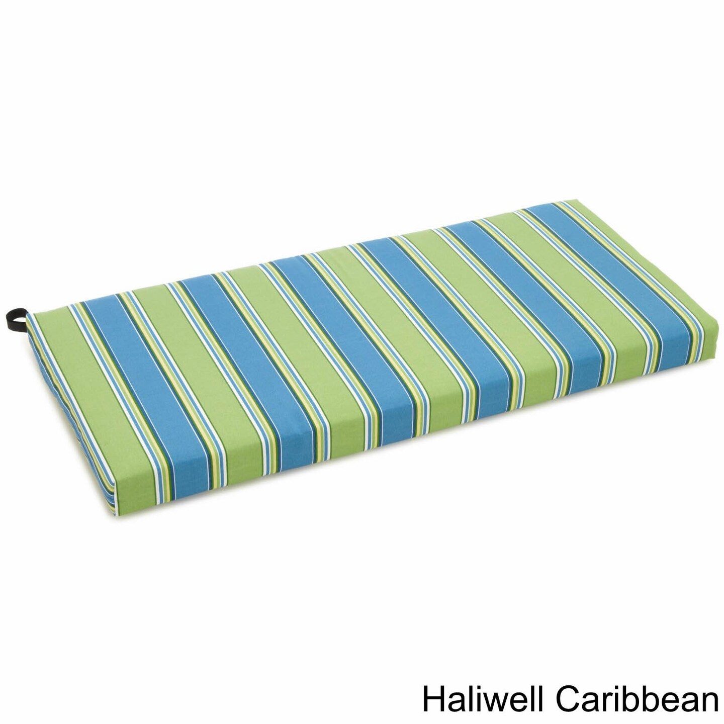 42-inch by 19-inch Spun Polyester Loveseat Cushion - Haliwell Caribbean