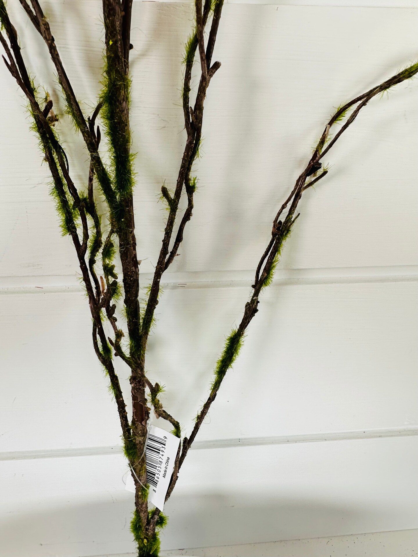 Natural Beauty: 28-Inch Artificial Moss Branch - A Touch of Greenery for Your D&#xE9;cor-287493