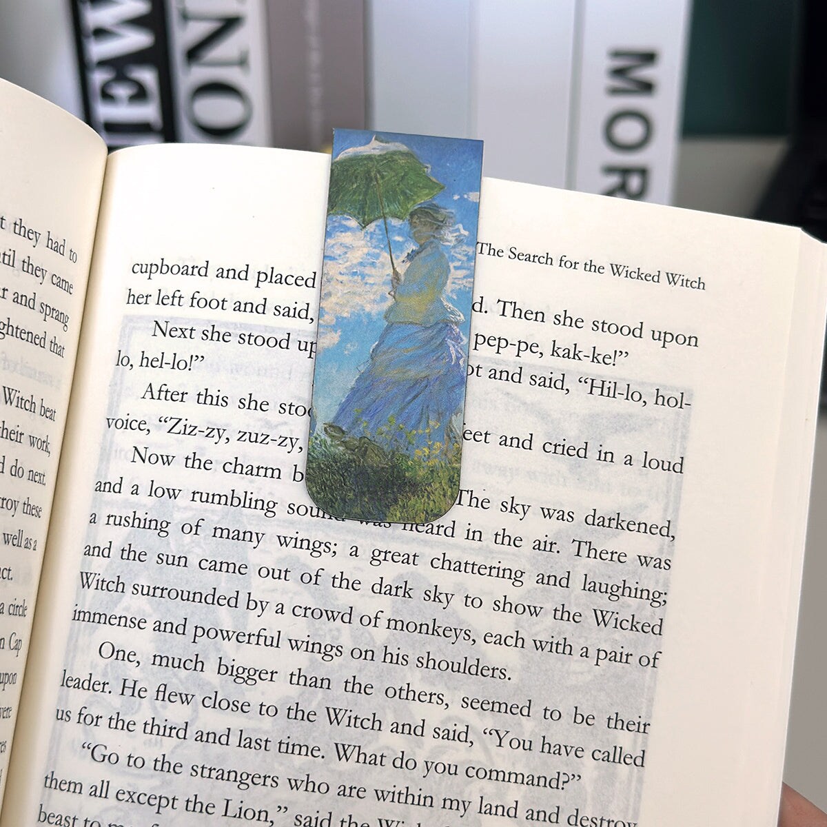 Wrapables Magnetic Bookmarks, Page Marker, Page Clips Reading Supplies (Set of 8), Artist