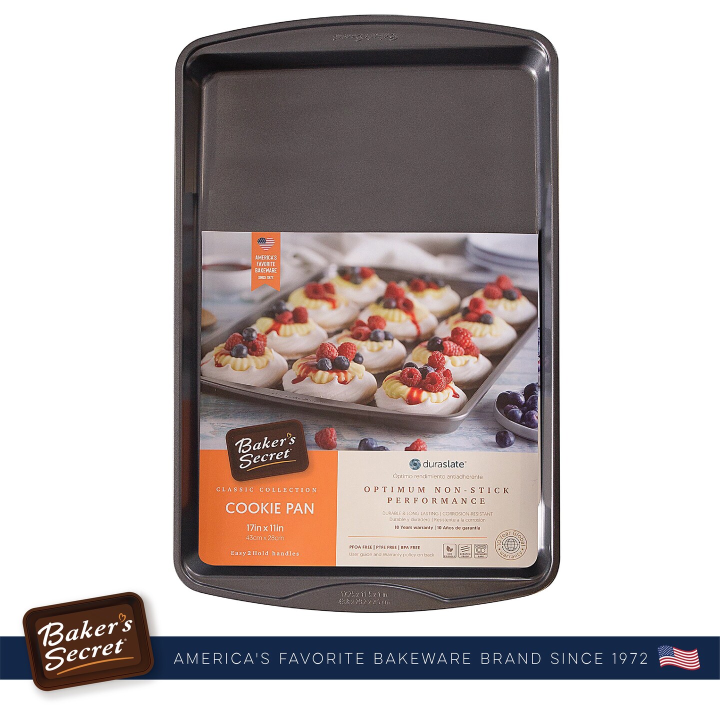 Baker&#x27;s Secret Nonstick Classic Collection Cookie Sheets