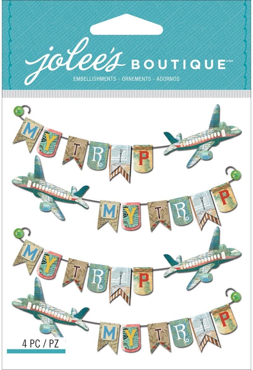 Jolee&#x27;s Boutique My Trip Repeat Scrapbook Stickers