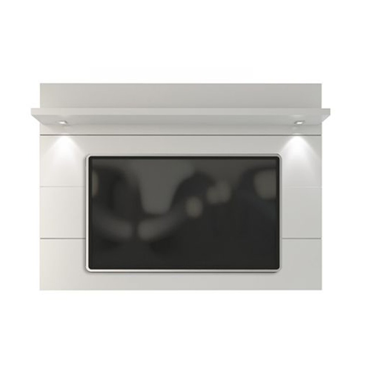 Manhattan Comfort Cabrini Floating Wall TV Panel 1.8 in White Gloss