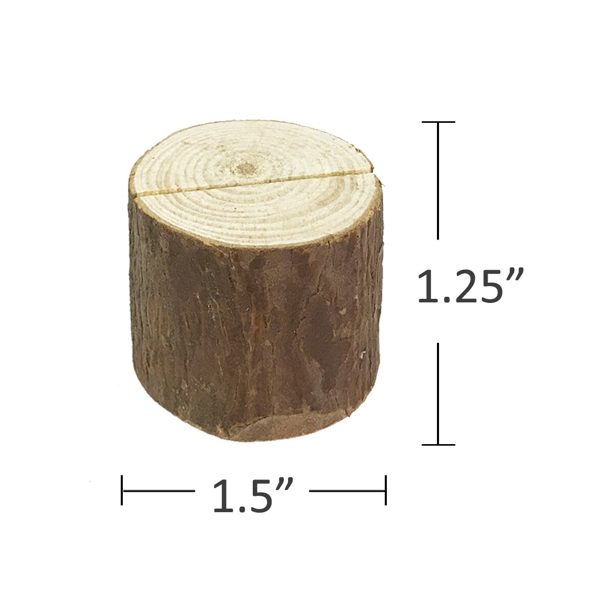 Wrapables Rustic Wooden Place-Card Holders with Table Name Place Cards for Wedding, Parties, Holidays, Special Events Table Decor (Set of 10)