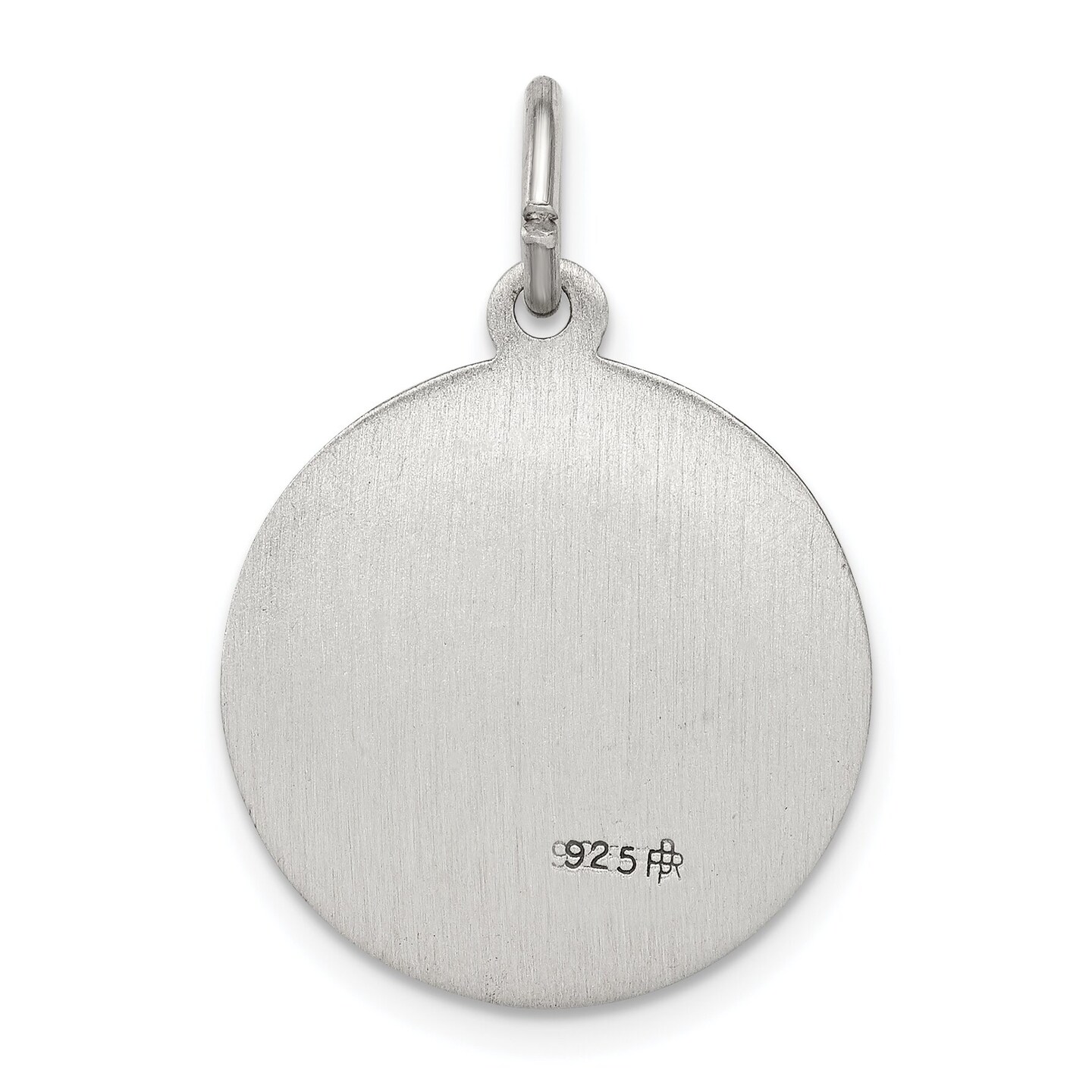Sterling Silver Saint Michael Round Medal