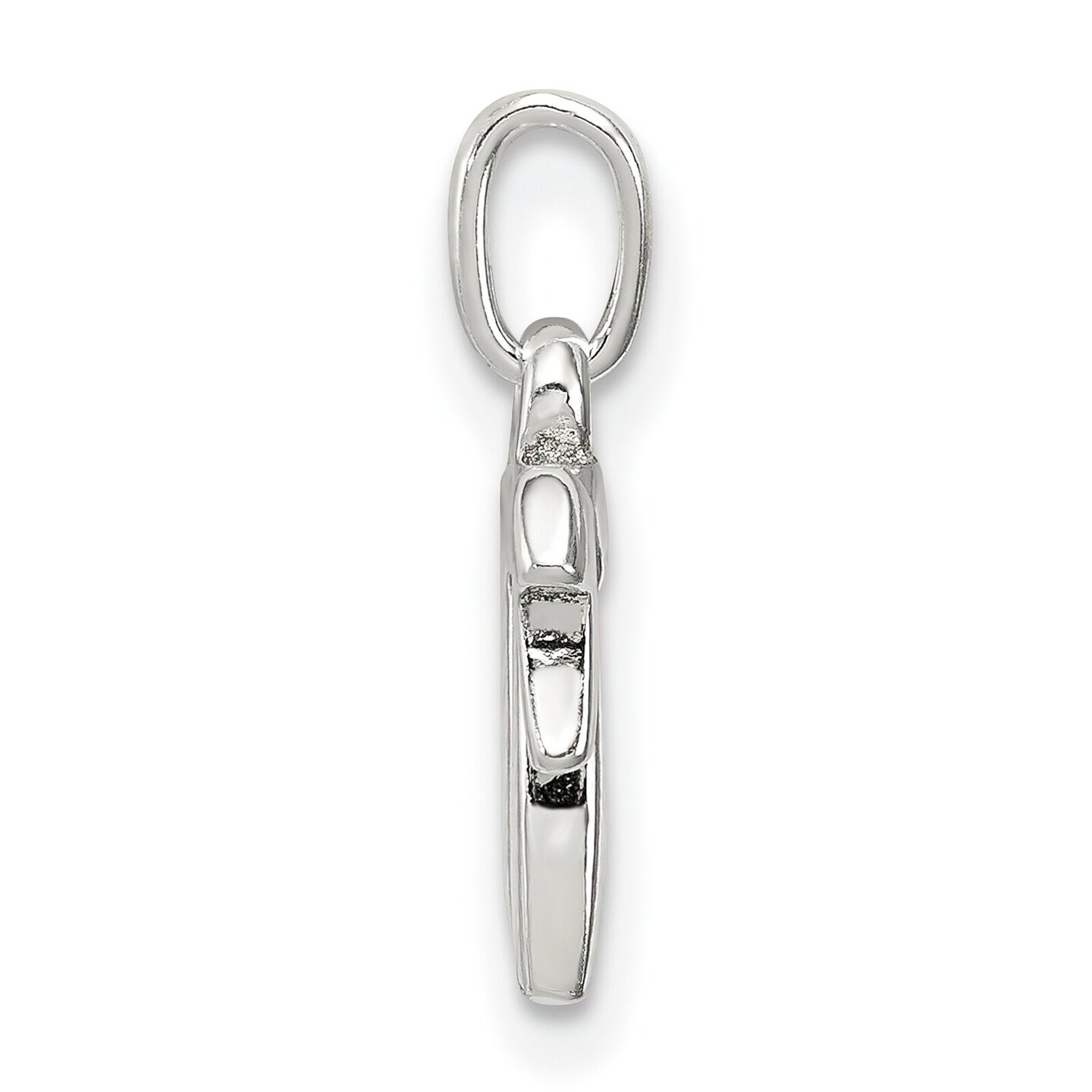 Sterling Silver Chai Charm Jewerly 12mm x 11mm