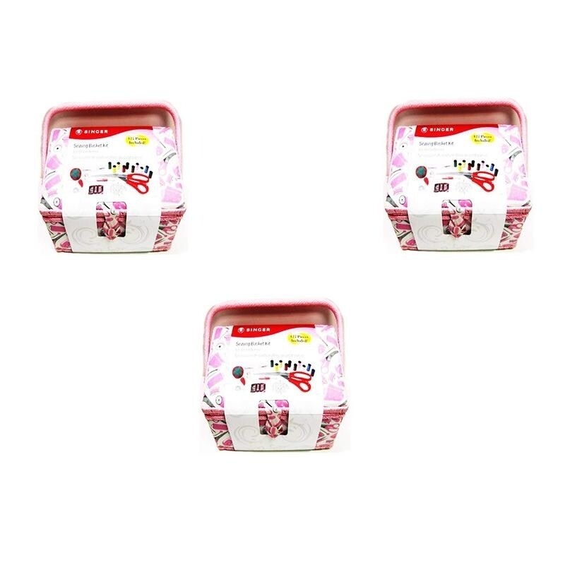 Singer   Sewing Basket Kit With Notions (Pack of 3)
