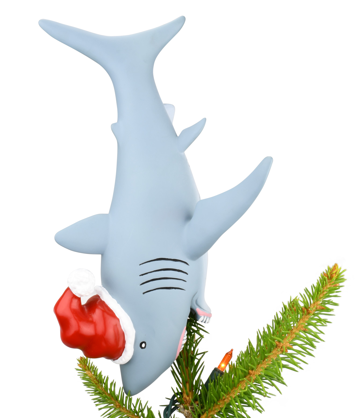 Tree Buddees Great White Shark Christmas Tree Topper - Large 10"