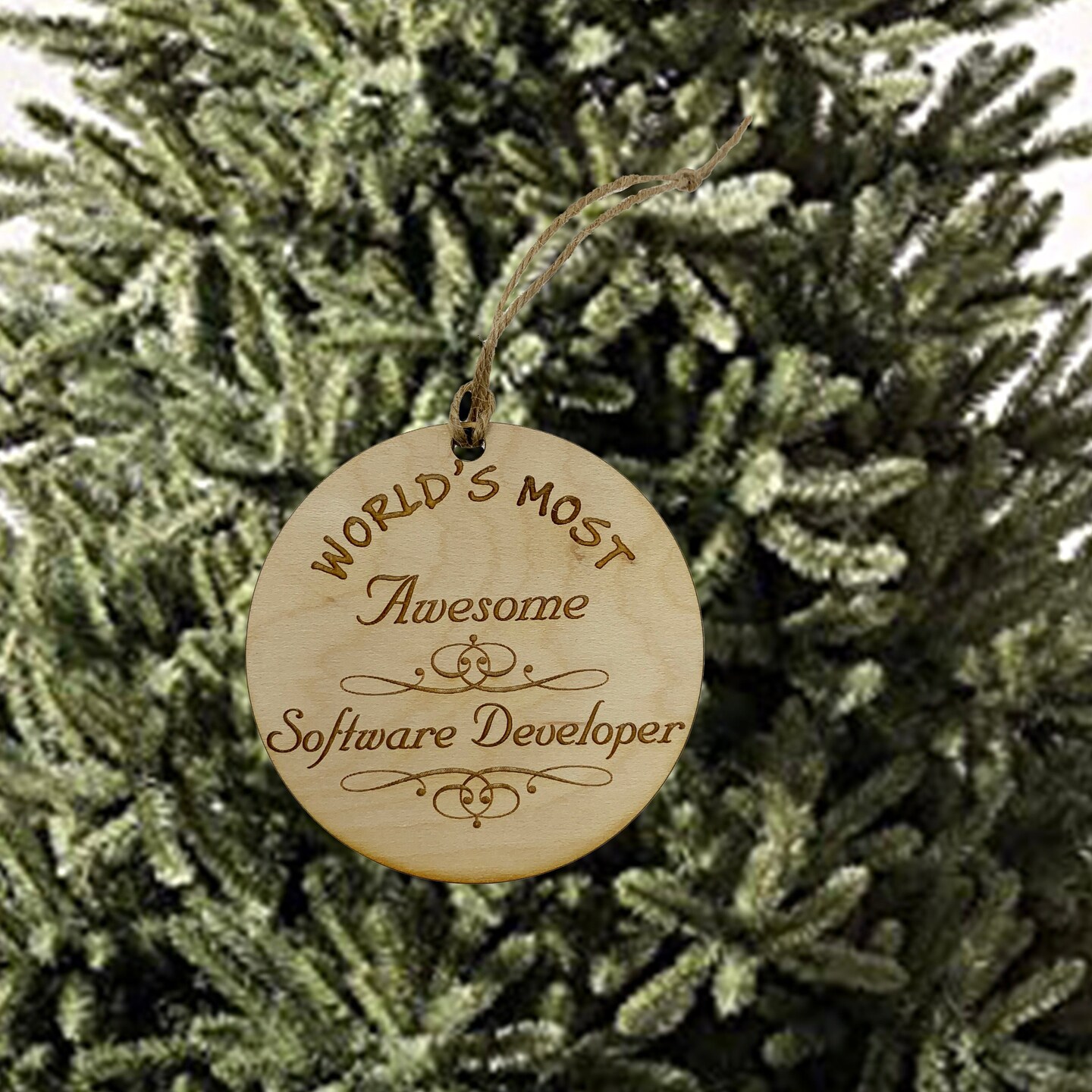 Worlds most Awesome Software Developer - Ornament Worlds most Awesome Software Developer - Ornament