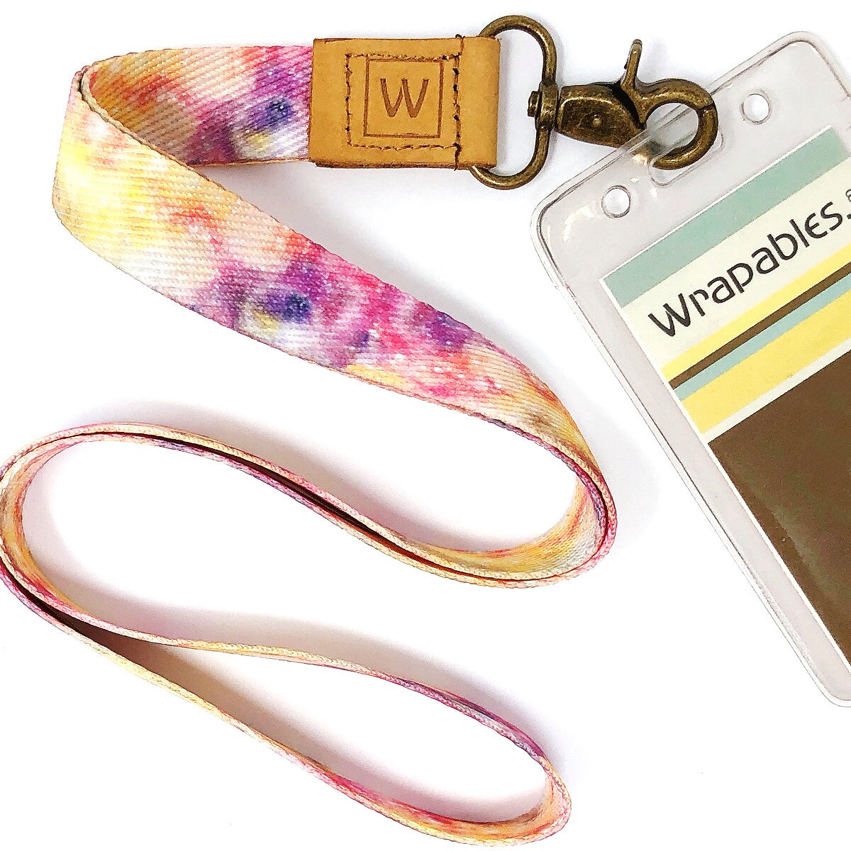 Wrapables Lanyard Keychain and ID Badge Holder