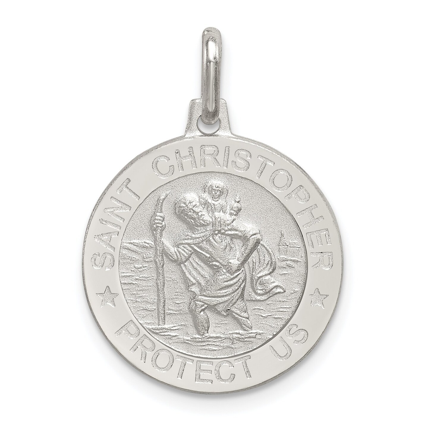 Sterling Silver Saint Christopher Medal