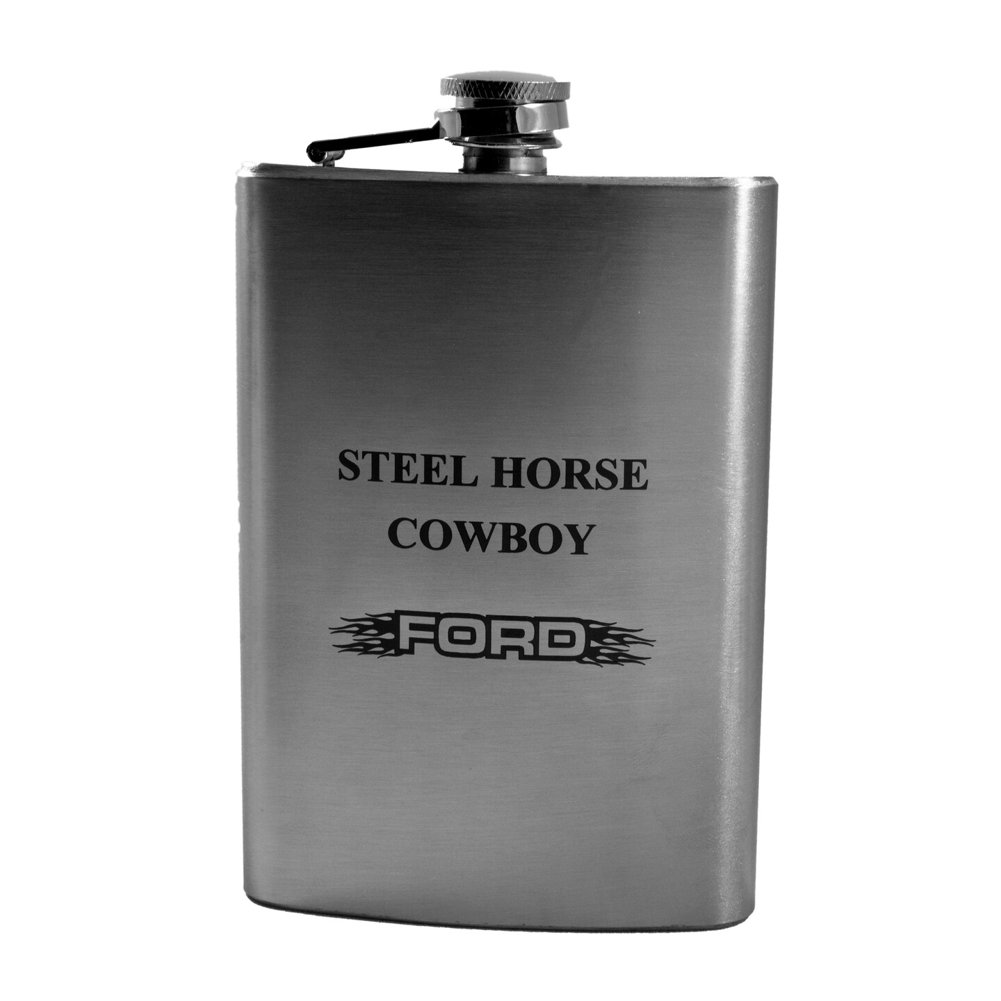 8oz Steel Horse Cowboy Stainless Steel Flask 8oz Steel Horse Cowboy Stainless Steel Flask