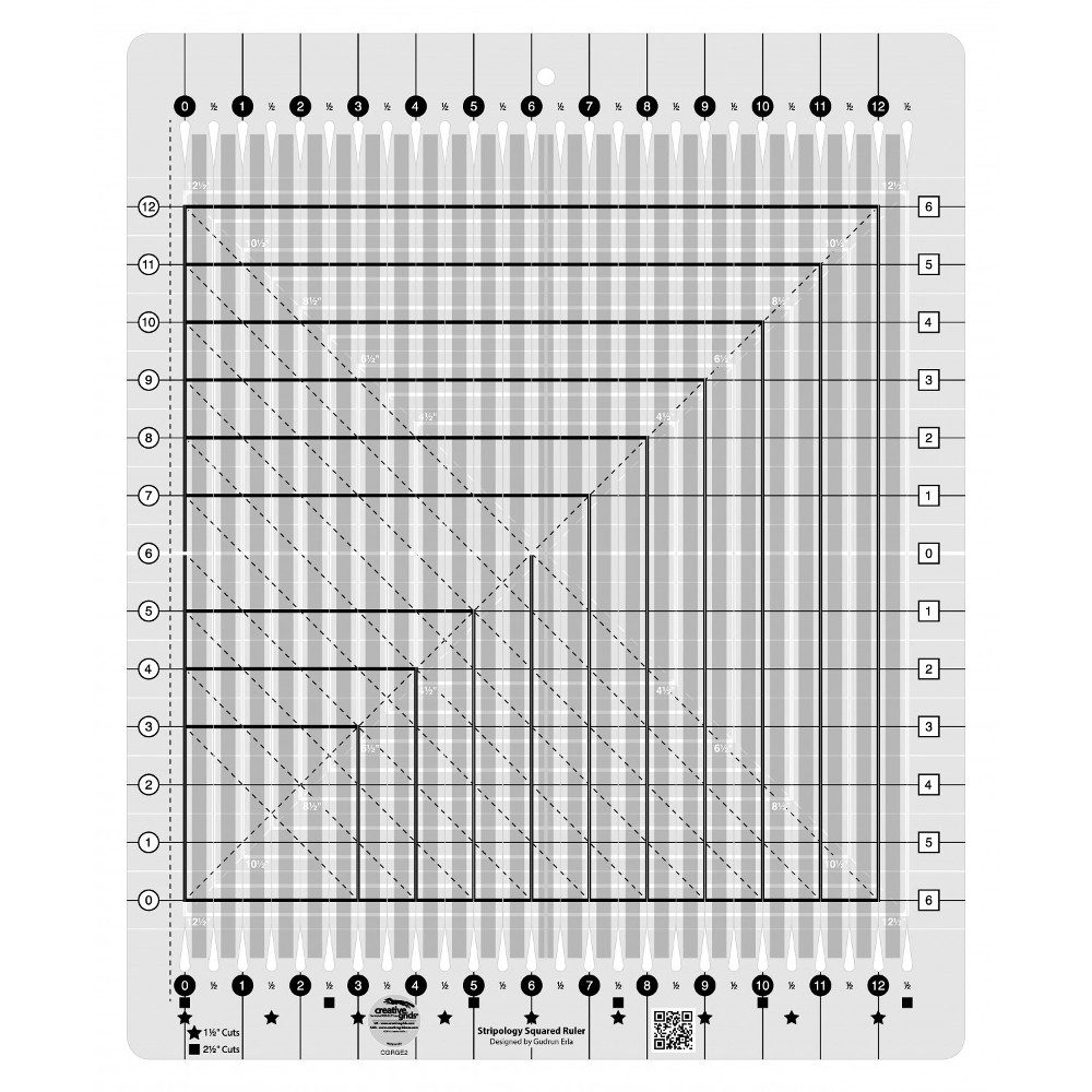 Creative Grids® Stripology Squared Ruler