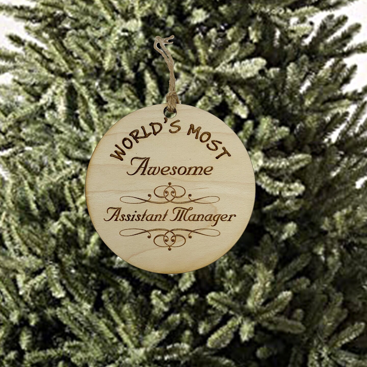 Worlds most Awesome Manager - Ornament Worlds most Awesome Manager - Ornament