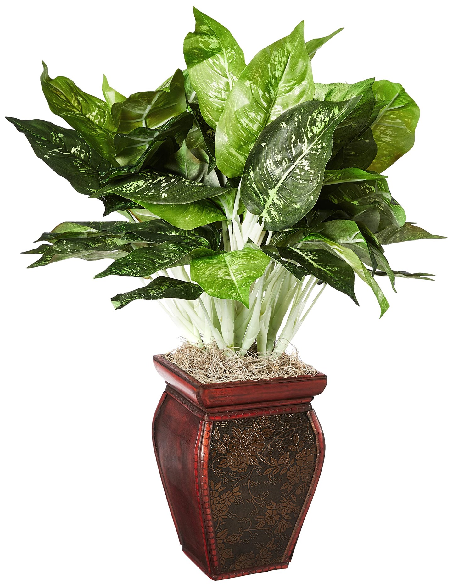 Dieffenbachia w/Decorative Vase Silk Plant Michaels