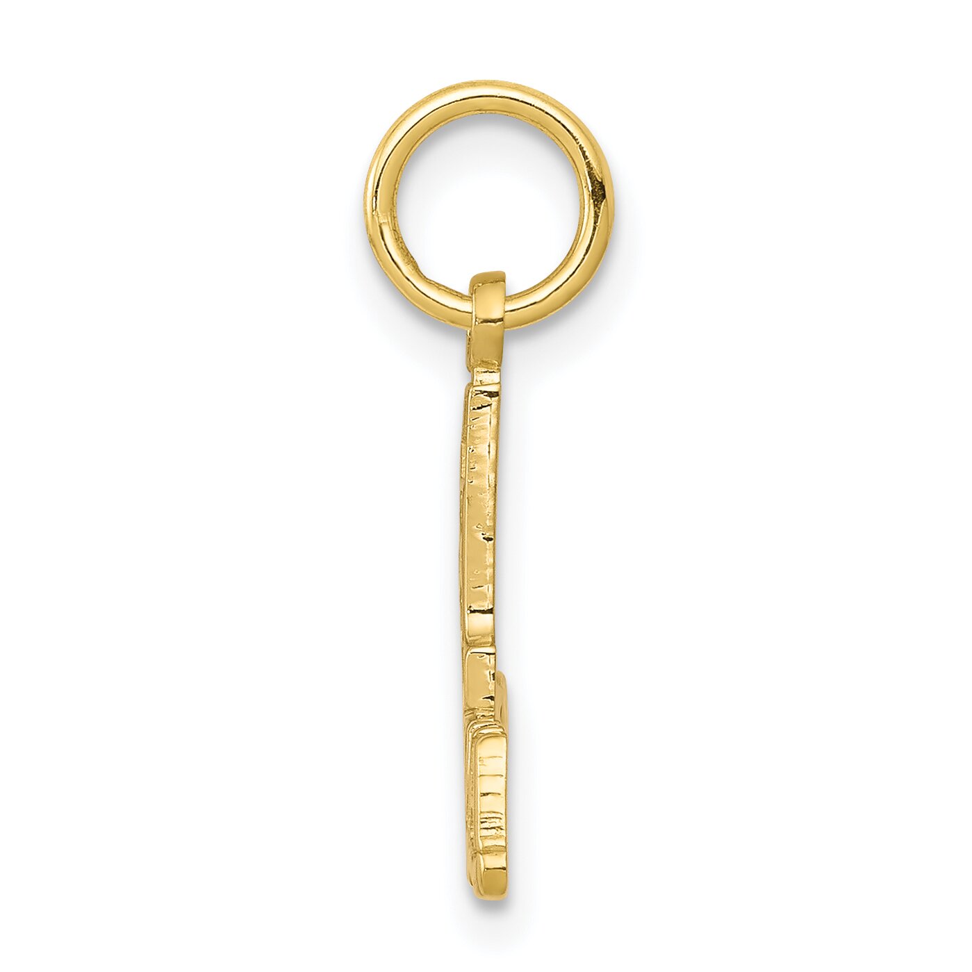 10K Yellow Gold #1 Grandma Charm Grandmother Pendant Jewerly 20mm x 18mm