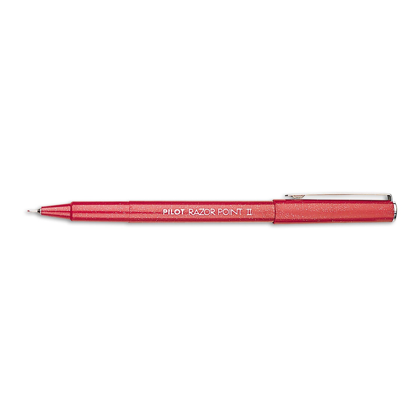Pilot Razor Point II Stick Porous Point Marker Pen 0.2mm Red Ink/Barrel Dozen