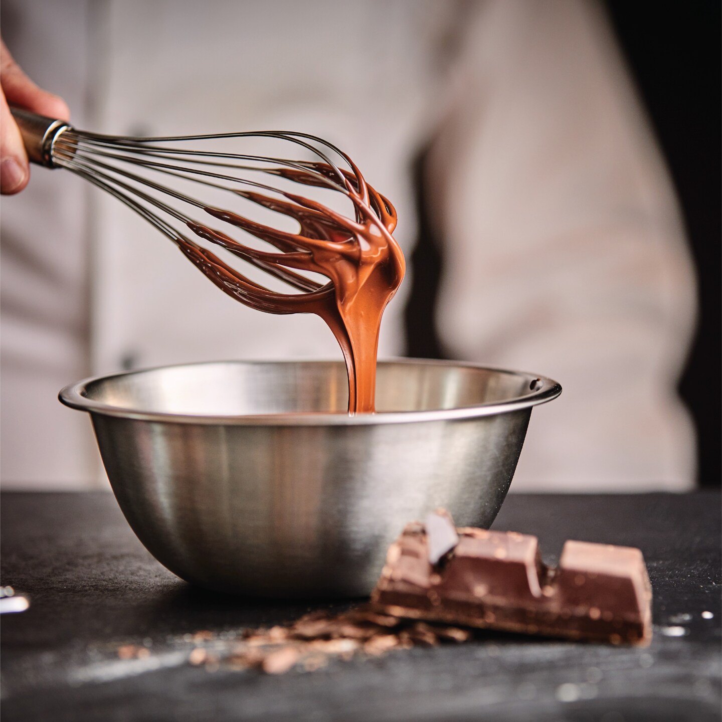 Baker's Secret 10" Stainless Steel Whisk, for Baking Cooking, Balloon Whisk , Kitchen Essentials