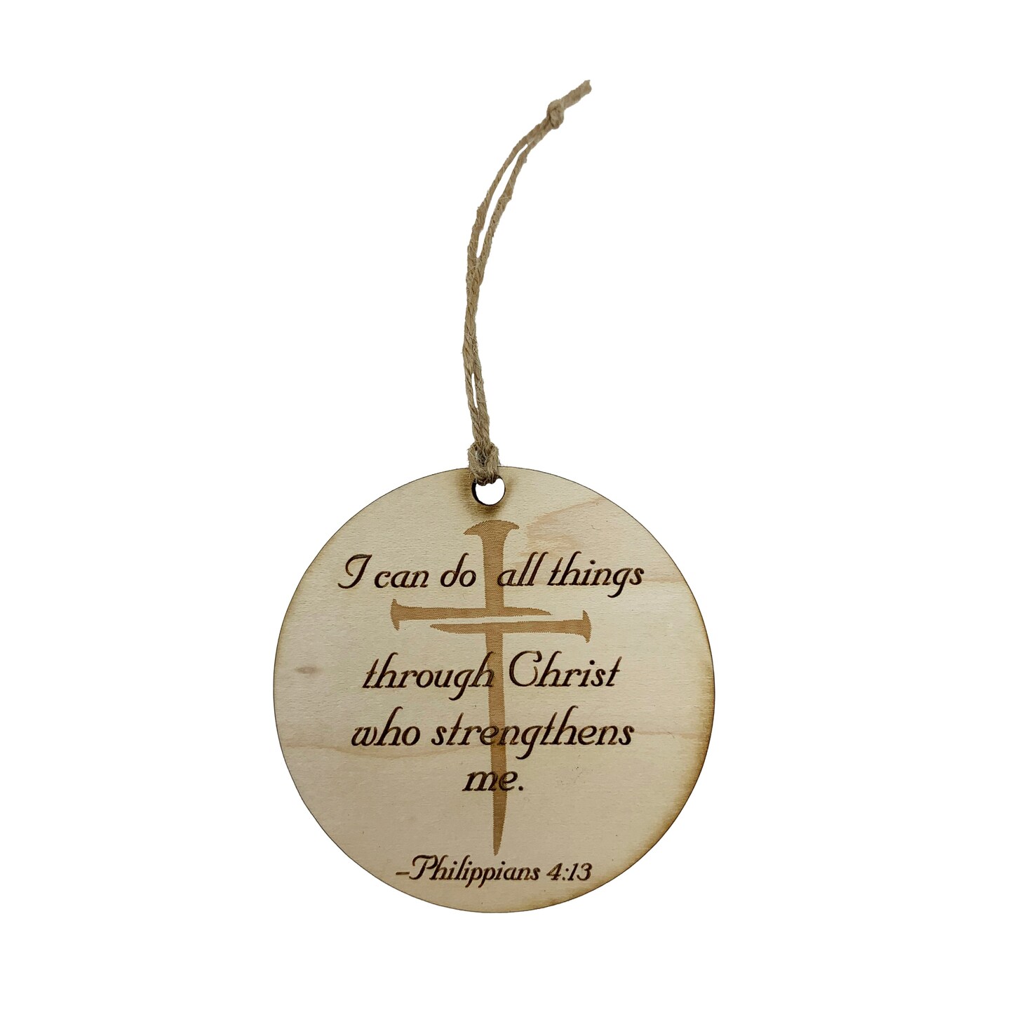 I can do all things through Christ - Ornament I can do all things through Christ - Ornament