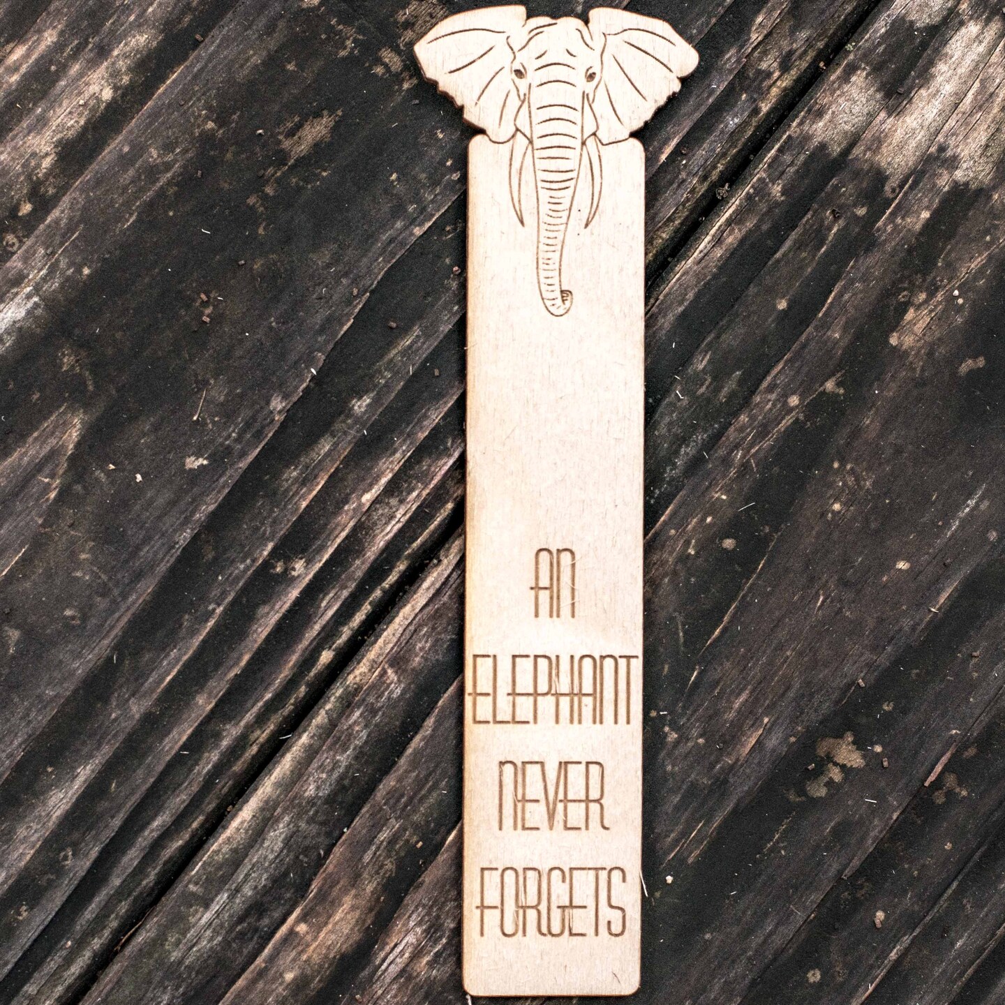 Bookmark - An Elephant Never Forgets Bookmark - An Elephant Never Forgets