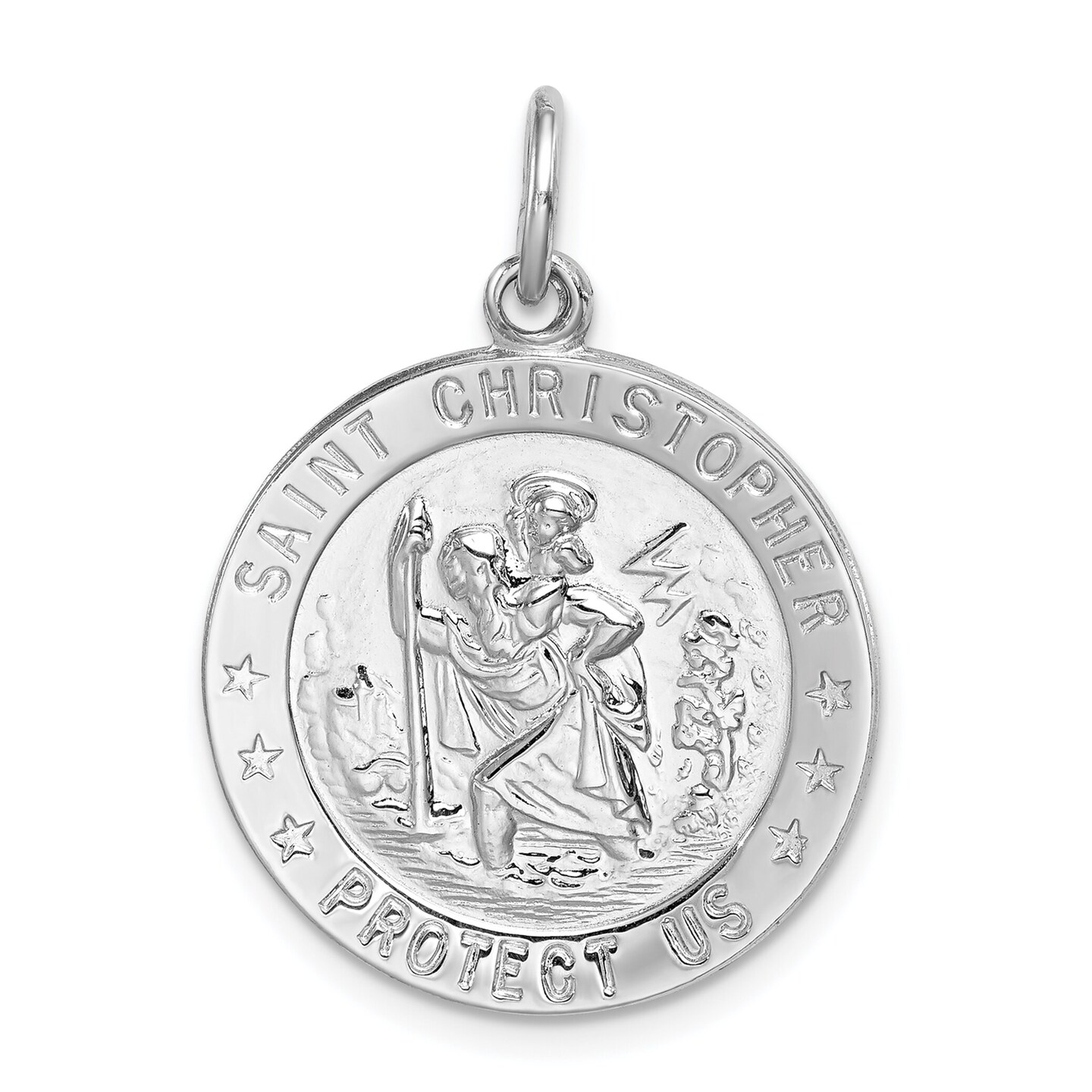 Sterling Silver Saint Christopher Medal