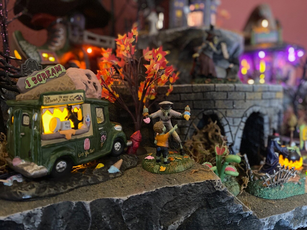 Handmade Spooky Hollow Display Platform for Lemax or Dept 56 Halloween  Village (Not Included) - Free Shipping