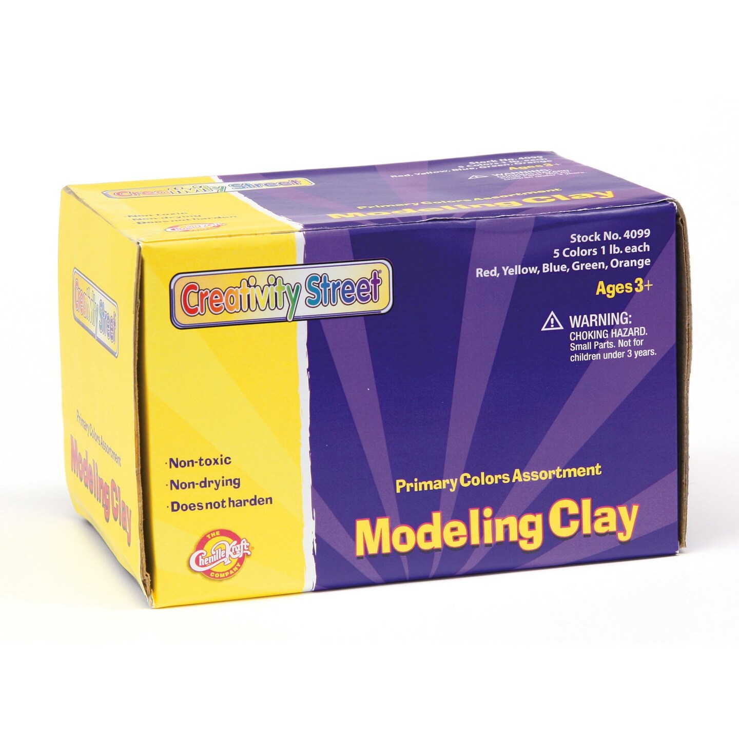 Modeling Clay, 5 Primary Color Assortment, 5 sticks/5 lbs. Per Set, 2 Sets